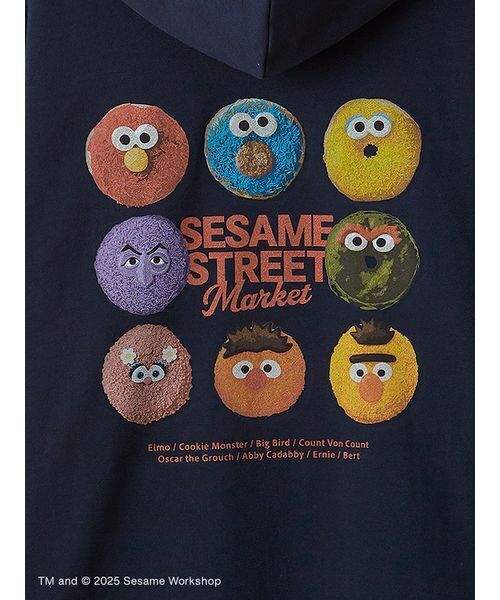 SESAME STREET(セサミストリート)の「【CAFE SWEETS】【UNISEX】フーディ(SWEETS)(パーカー・レディース・ホワイト/ネイビー・M/L)」の12枚目の写真