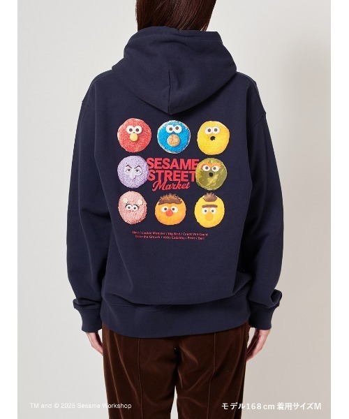 SESAME STREET(セサミストリート)の「【CAFE SWEETS】【UNISEX】フーディ(SWEETS)(パーカー・レディース・ホワイト/ネイビー・M/L)」の15枚目の写真