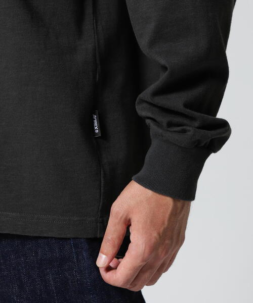 AVIREX（アヴィレックス）の「H.V. EAGLE SLUB L/S T-SHIRT / ヘイデン・バレー スラブ 長袖Tシャツ / AVIREX / アヴィレックス（Tシャツ/カットソー・メンズ・ホワイト/グレー/ブラック・MEDIUM/LARGE/X-LARGE/XX-LARGE）」の20枚目の写真