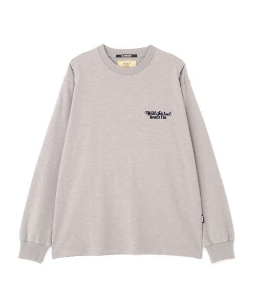 AVIREX（アヴィレックス）の「H.V. EAGLE SLUB L/S T-SHIRT / ヘイデン・バレー スラブ 長袖Tシャツ / AVIREX / アヴィレックス（Tシャツ/カットソー・メンズ・ホワイト/グレー/ブラック・MEDIUM/LARGE/X-LARGE/XX-LARGE）」の11枚目の写真