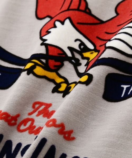 AVIREX（アヴィレックス）の「H.V. EAGLE SLUB L/S T-SHIRT / ヘイデン・バレー スラブ 長袖Tシャツ / AVIREX / アヴィレックス（Tシャツ/カットソー・メンズ・ホワイト/グレー/ブラック・MEDIUM/LARGE/X-LARGE/XX-LARGE）」の5枚目の写真
