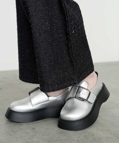 Bulue.】2way厚底ローファーサボ（ローファー）｜Bulue.（ブルー）の