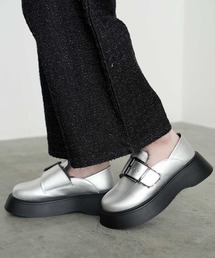 Bulue.（ブルー）の「【Bulue.】2way厚底ローファーサボ（ローファー）」