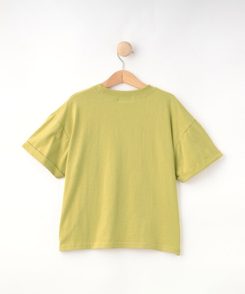 SHOO・LA・RUE（シューラルー）の「【100-120cm】猛獣恐竜フォト図鑑Tシャツ（Tシャツ/カットソー・キッズ・イエロー/チャコールグレー・12/11/10）」の4枚目の写真