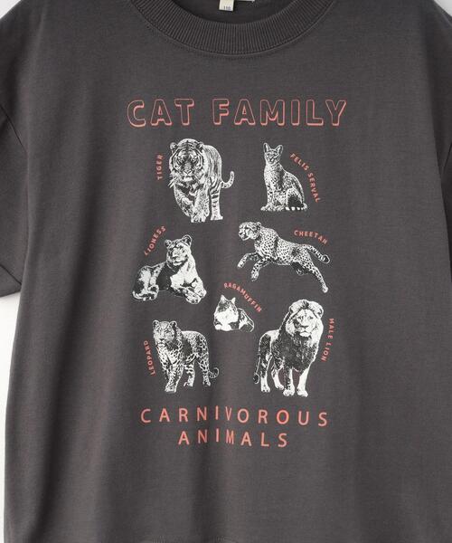 SHOO・LA・RUE（シューラルー）の「【100-120cm】猛獣恐竜フォト図鑑Tシャツ（Tシャツ/カットソー・キッズ・イエロー/チャコールグレー・12/11/10）」の9枚目の写真