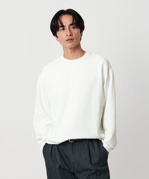 BEAUTY&YOUTH UNITED ARROWS（ビューティーアンドユースユナイテッドアローズ）の「FUSION TWL フィッシュスリーブ クルーネック カットソー（Tシャツ/カットソー）」