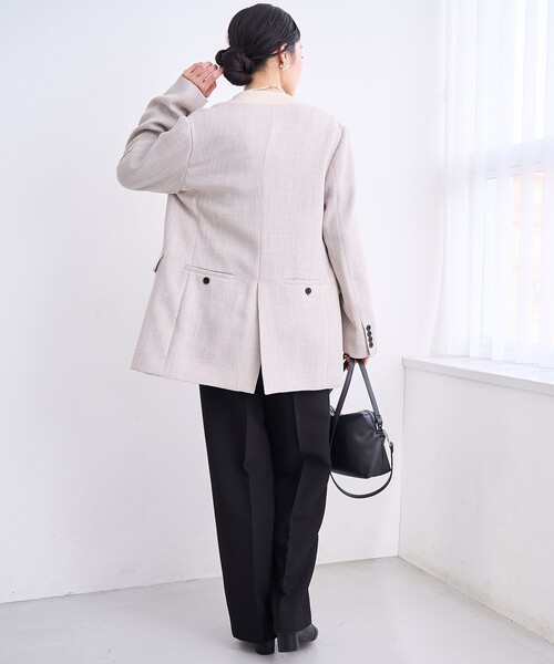 RONEL（ロネル）の「キレイ見え・快適【RONEL】サイドゴムストレートパンツ（その他パンツ・レディース・ダークグレー/ブラック/ブラウン系・L/M/S）」の20枚目の写真