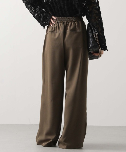 Gready Brilliant（グレディブリリアン）の「タックラウンド切替ワイドパンツ（その他パンツ・レディース・ブラウン/ブラック・38）」の22枚目の写真