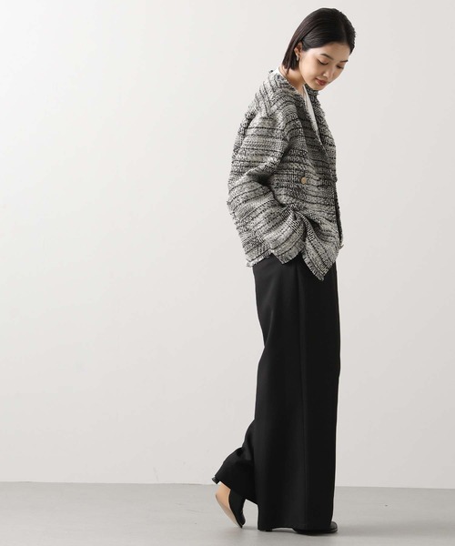 Gready Brilliant（グレディブリリアン）の「タックラウンド切替ワイドパンツ（その他パンツ・レディース・ブラウン/ブラック・38）」の12枚目の写真