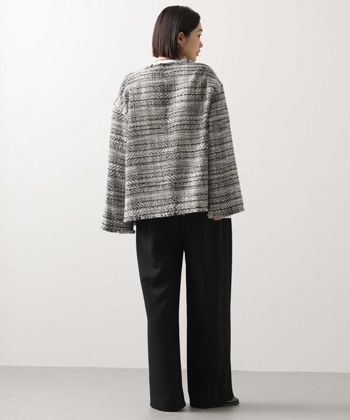 Gready Brilliant（グレディブリリアン）の「タックラウンド切替ワイドパンツ（その他パンツ・レディース・ブラウン/ブラック・38）」の13枚目の写真