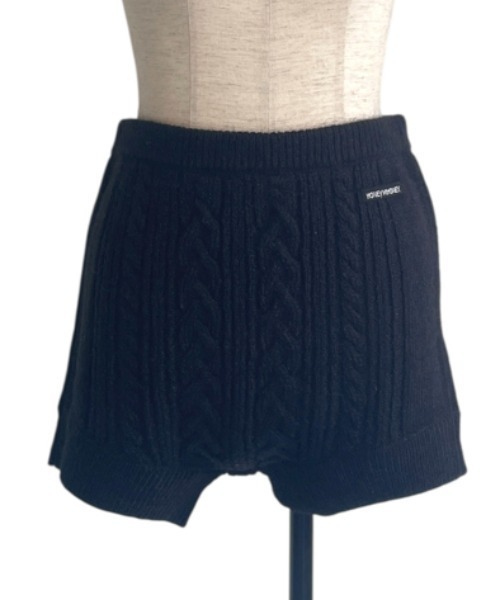 HONEY MI HONEY（ハニーミーハニー）の「cable knit short pants（その他パンツ・レディース・グレー/ブラック/アイボリー・FREE）」の3枚目の写真