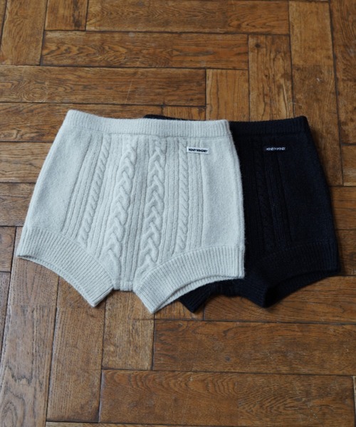 HONEY MI HONEY（ハニーミーハニー）の「cable knit short pants（その他パンツ・レディース・グレー/ブラック/アイボリー・FREE）」の22枚目の写真