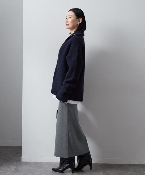 VERMEIL par iena 後ろボタンペプラムスカートsize40 グレー 未使用級✨VERMEIL par iena パイソン 2wayペプラムスカート - メルカリ