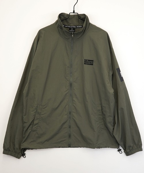 Burner(バーナー)の「【GROOVY STORE】バルーンスリーブ ナイロン タスラン スタンドネック フルジップ トラック ジャケット(ナイロンジャケット・メンズ・チャコール/チャコールグレー/カーキ系2/ブラック/ブラック系その他2/アイボリー/アイボリー系2/カーキ・M/L/LL)」の19枚目の写真