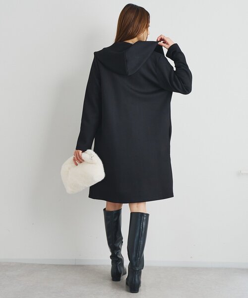 un dix cors（アンディコール）の「《デイリーに活躍》フーディーロングコート（ダッフルコート・レディース・ブラウン/ブラック/アイボリー・FREE）」の22枚目の写真