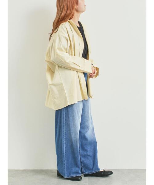 SM2（エスエムツー）の「オーバーダイデニムタックパンツ（その他パンツ・レディース・グリーン/ブラウン/ピンク/ネイビー・L/M）」の5枚目の写真