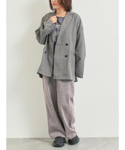 SM2（エスエムツー）の「オーバーダイデニムタックパンツ（その他パンツ・レディース・グリーン/ブラウン/ピンク/ネイビー・L/M）」の20枚目の写真