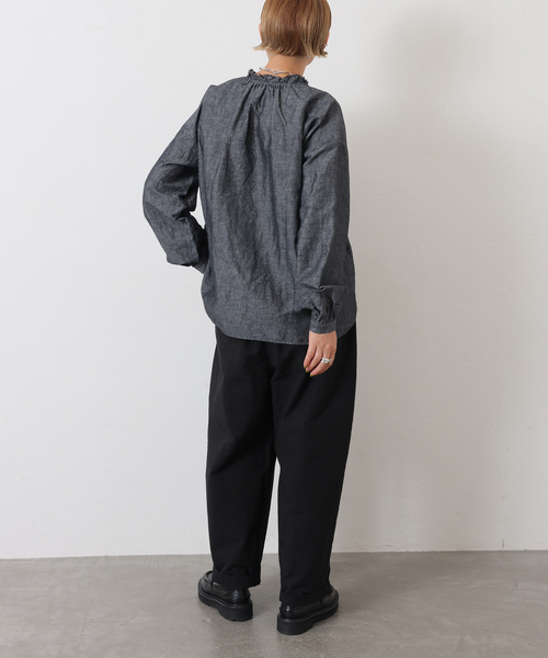 CLシャンブレー フリルブラウス（シャツ/ブラウス）｜JOURNAL STANDARD