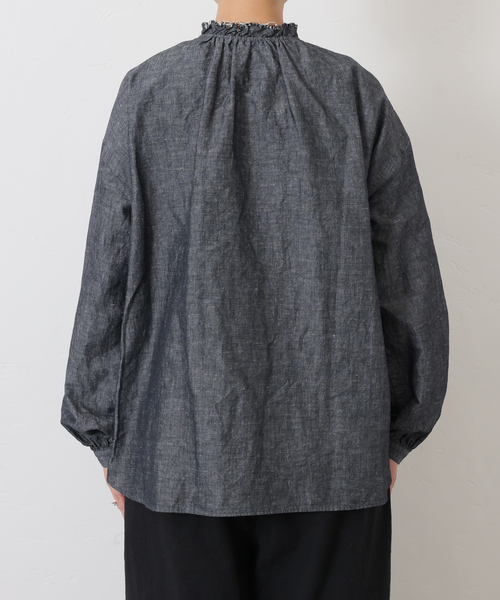 CLシャンブレー フリルブラウス（シャツ/ブラウス）｜JOURNAL STANDARD