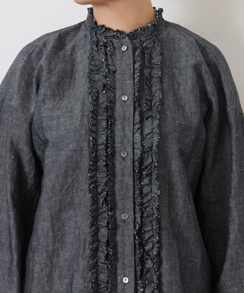 CLシャンブレー フリルブラウス（シャツ/ブラウス）｜JOURNAL STANDARD