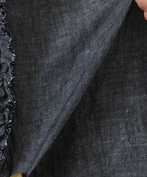 ジャーナルスタンダードラックス CLシャンブレーフリルシャツ コットンリネン 楽天市場】《追加》CLシャンブレー フリルブラウス journal standard