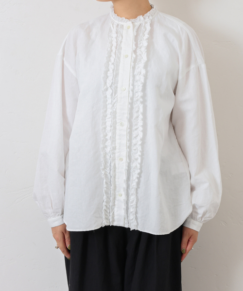 CLシャンブレー フリルブラウス（シャツ/ブラウス）｜JOURNAL STANDARD