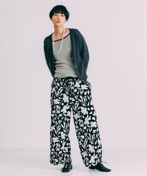 セール】Freada/フリーダ モノトーン 刺繍 イージーパンツ（その他