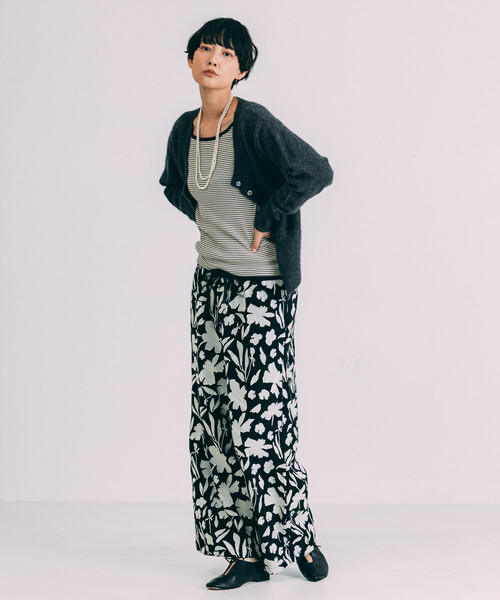 Freada（フリーダ）の「Freada/フリーダ モノトーン 刺繍 イージーパンツ（その他パンツ・レディース・ブラック/ブラウン・ONE SIZE）」の14枚目の写真