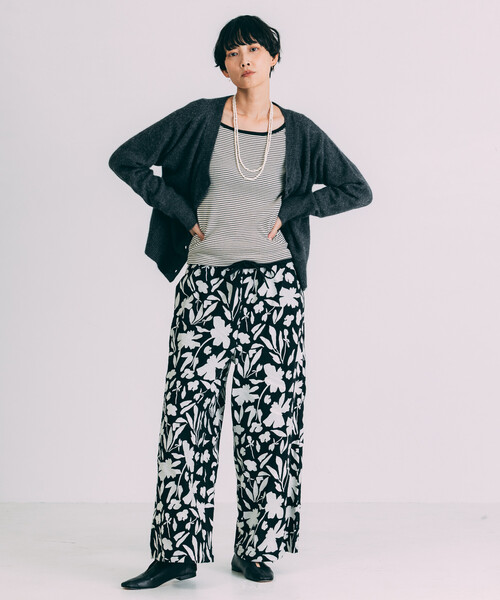 Freada（フリーダ）の「Freada/フリーダ モノトーン 刺繍 イージーパンツ（その他パンツ・レディース・ブラック/ブラウン・ONE SIZE）」の15枚目の写真