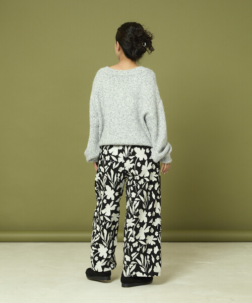 Freada（フリーダ）の「Freada/フリーダ モノトーン 刺繍 イージーパンツ（その他パンツ・レディース・ブラック/ブラウン・ONE SIZE）」の18枚目の写真