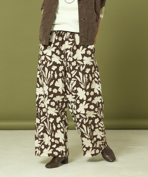 セール】Freada/フリーダ モノトーン 刺繍 イージーパンツ（その他