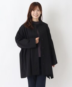 Stand collar button コート（ステンカラーコート）｜ACYM（アシーム