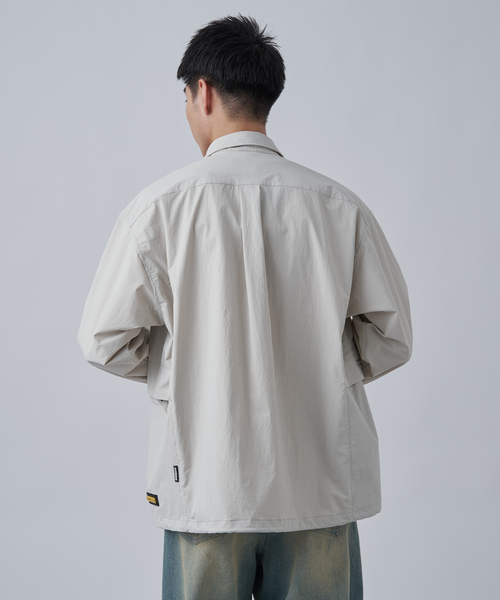 B.C STOCK(ベーセーストック)の「【OLIVEDRAB/オリーブドラブ】キャリーポケット シャツ(シャツ/ブラウス・メンズ・ブラック/アイボリー・LARGE/MEDIUM)」の10枚目の写真