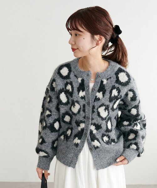 ジャガードニットカーディガン ジャガードニットSMILE PARADICE カーデ | ジムマスター（gym