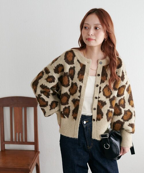 ジャガードニットカーディガン ジャガードニットSMILE PARADICE カーデ | ジムマスター（gym