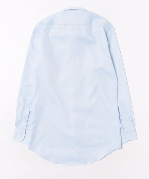 TOKYO SHIRTS(トウキョウシャツ)の「【超形態安定】 形態安定ノンアイロン ワイド 長袖ビジネスワイシャツ(ビジネスシャツ・メンズ・ブルー・首回り37cm-裄丈80cm/首回り39cm-裄丈80cm/首回り39cm-裄丈84cm/首回り41cm-裄丈82cm/首回り41cm-裄丈86cm/首回り42cm-裄丈82cm/首回り42cm-裄丈86cm/首回り43cm-裄丈82cm/首回り43cm-裄丈86cm/首回り37cm-裄丈84cm)」の7枚目の写真