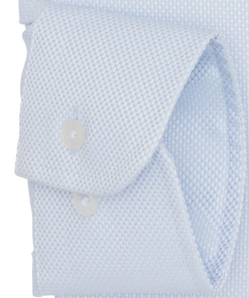 TOKYO SHIRTS(トウキョウシャツ)の「【超形態安定】 形態安定ノンアイロン ワイド 長袖ビジネスワイシャツ(ビジネスシャツ・メンズ・ブルー・首回り37cm-裄丈80cm/首回り39cm-裄丈80cm/首回り39cm-裄丈84cm/首回り41cm-裄丈82cm/首回り41cm-裄丈86cm/首回り42cm-裄丈82cm/首回り42cm-裄丈86cm/首回り43cm-裄丈82cm/首回り43cm-裄丈86cm/首回り37cm-裄丈84cm)」の2枚目の写真