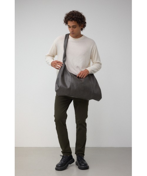 AZUL by moussy（アズールバイマウジー）の「ビッグショルダーバッグ（ショルダーバッグ・メンズ・ブラック/ダークグレー・FREE）」の18枚目の写真