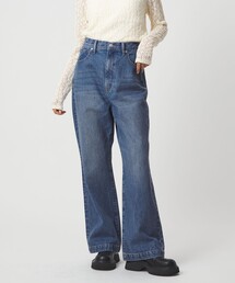 EMMEL REFINES | ＜EMMEL REFINES＞EM ハイウエスト ルーズ フレアデニム パンツ(デニムパンツ)