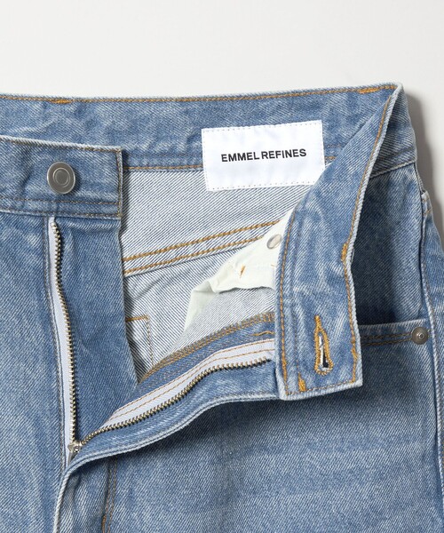 EMMEL REFINES(エメルリファインズ)の「<EMMEL REFINES>EM ハイウエスト ルーズ フレアデニム パンツ(デニムパンツ・レディース・ライトブルー/ネイビー・M/S/XS)」の7枚目の写真