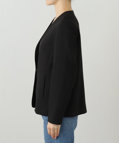 La TOTALITE（ラトータリテ）の「ノーカラーソフトジャケット（その他アウター・レディース・ブラック/ブラウン・36/38）」の11枚目の写真