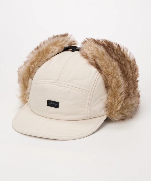 BILLABONG(ビラボン)の「BILLABONG レディース A/DIV TRAPPER CAP キャップ 【2025年秋冬モデル】 @autumn/ビラボンアロゴファートラッパーキャップ(帽子)(キャップ・レディース・ブラック/オリーブ/アイボリー・FREE)」の4枚目の写真