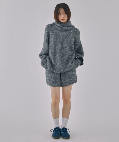 セール】【Unblend】ニットショートパンツ＜セットアップ対応