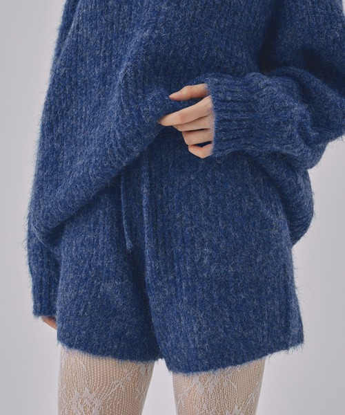 Unblend(アンブレンド)の「【Unblend】ニットショートパンツ<セットアップ対応>(その他パンツ・レディース・グレー/ブルー/ブラウン・FREE)」の16枚目の写真