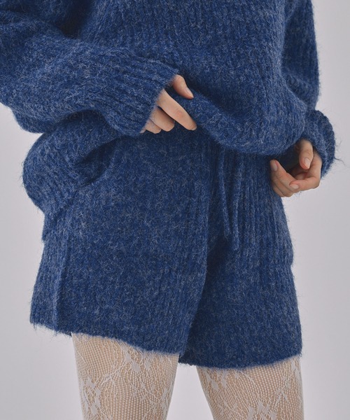 Unblend(アンブレンド)の「【Unblend】ニットショートパンツ<セットアップ対応>(その他パンツ・レディース・グレー/ブルー/ブラウン・FREE)」の15枚目の写真