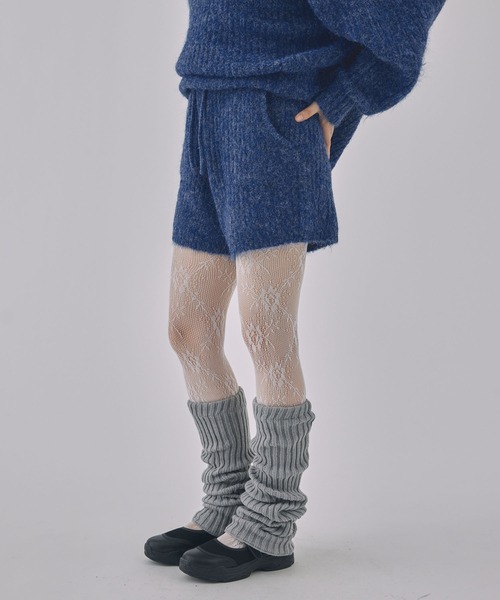 Unblend(アンブレンド)の「【Unblend】ニットショートパンツ<セットアップ対応>(その他パンツ・レディース・グレー/ブルー/ブラウン・FREE)」の9枚目の写真