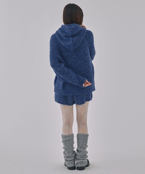 Unblend(アンブレンド)の「【Unblend】ニットショートパンツ<セットアップ対応>(その他パンツ・レディース・グレー/ブルー/ブラウン・FREE)」の4枚目の写真