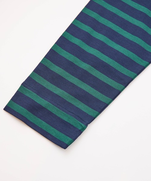 LA MARINE FRANCAISE（マリン フランセーズ）の「バスク天竺セーラープルオーバー（Tシャツ/カットソー・レディース・キャメル/グリーン/ブラック・FREE）」の8枚目の写真