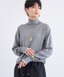 BARNYARDSTORM | BARNYARDSTORM / タートルスリットニット/ ハンドウォッシャブル【WEB限定カラー】(ニット/セーター)