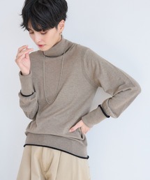 BARNYARDSTORM | BARNYARDSTORM / タートルスリットニット/ ハンドウォッシャブル【WEB限定カラー】(ニット/セーター)